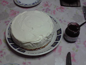 ふわふわレアチーズケーキ