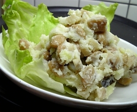 煮物が変身、ポテトサラダ