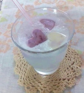 簡単アイスで!クリーミー氷サイダー