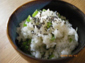 簡単!大根の葉とじゃこのまぜご飯!