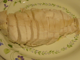 <鶏胸肉> ふんわりゆで