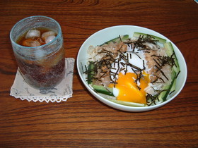 私の納豆うどん