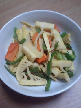 たけのこの炒め物