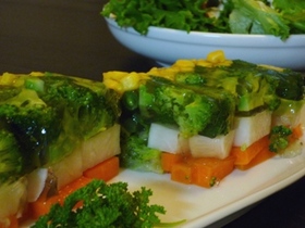野菜たっぷりゼリー寄せ
