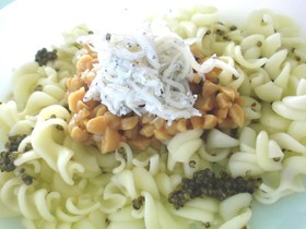 ☆Love離乳食☆とんぶり納豆パスタ