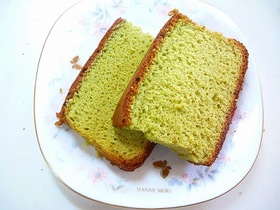 抹茶カステラだよっ!(^o^)b