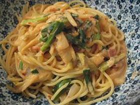 美味しい❤キムチクリームパスタ
