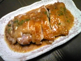 柔らかチキンの照り焼