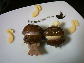 ☆キャラ弁♪ミニハンバーガー!?