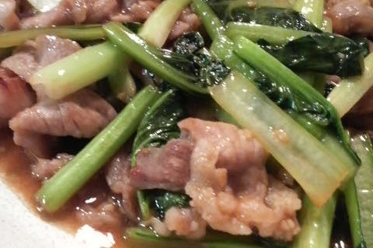 豚とターサイのすっぱ中華炒め レシピ 作り方 By Ayubo クックパッド