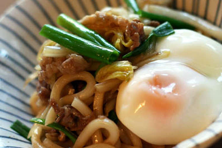 簡単 ヘルシー すき焼き風焼きうどん レシピ 作り方 By トイロ クックパッド 簡単おいしいみんなのレシピが359万品