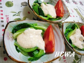 ✽チンゲンサイのぴりっとたらこソース✽