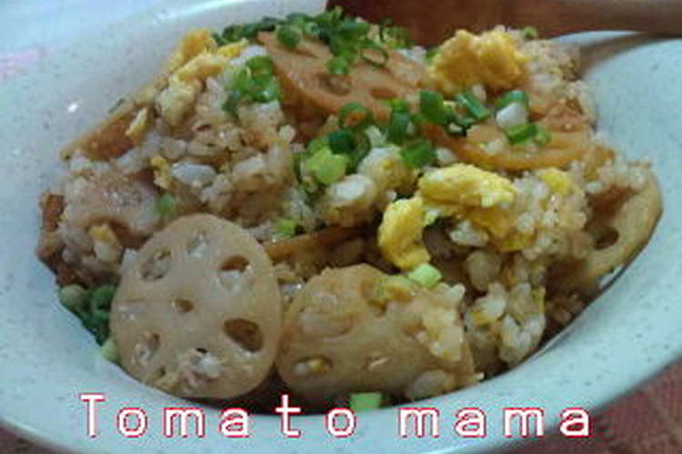 シャキシャキれんこん チャーハン レシピ 作り方 By とまとママ クックパッド 簡単おいしいみんなのレシピが372万品