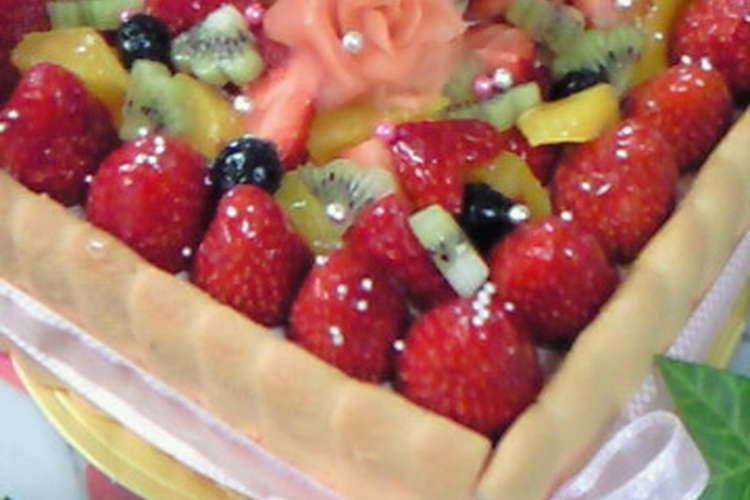 母の日に ありがとう 豪華なケーキ レシピ 作り方 By リン クックパッド 簡単おいしいみんなのレシピが353万品
