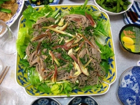 さっぱり蕎麦サラダ