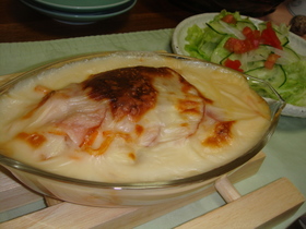 ありそうでなかった☆ナポリタングラタン☆