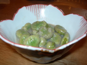 そら豆の甘味噌煮