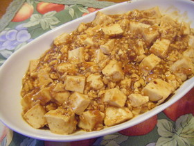 トーフで麻婆豆腐??