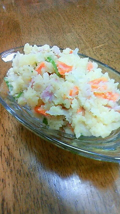 マヨなし！☆低カロで美味しいポテトサラダの画像