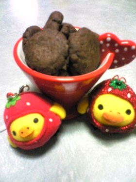 家にあるもので簡単クッキー☆
