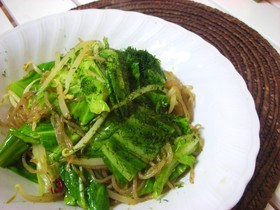 低カロリー♪糸こんにゃく焼きそば