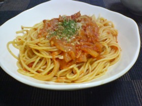 お家にあるもので★ツナトマトスパゲティ
