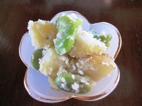 春限定♪空豆のサラダ