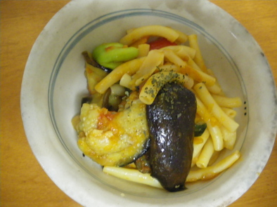 干し野菜とマカロニのラタトゥユの写真
