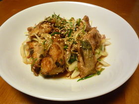 ♡◎ポン酢で♪揚げさばの香味野菜和え