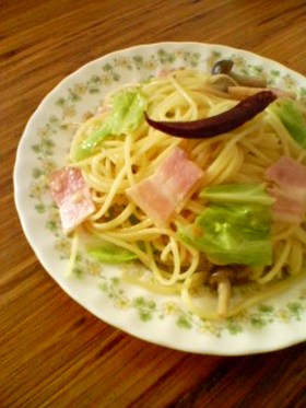 簡単!春キャベツのペペロンチーノ♪