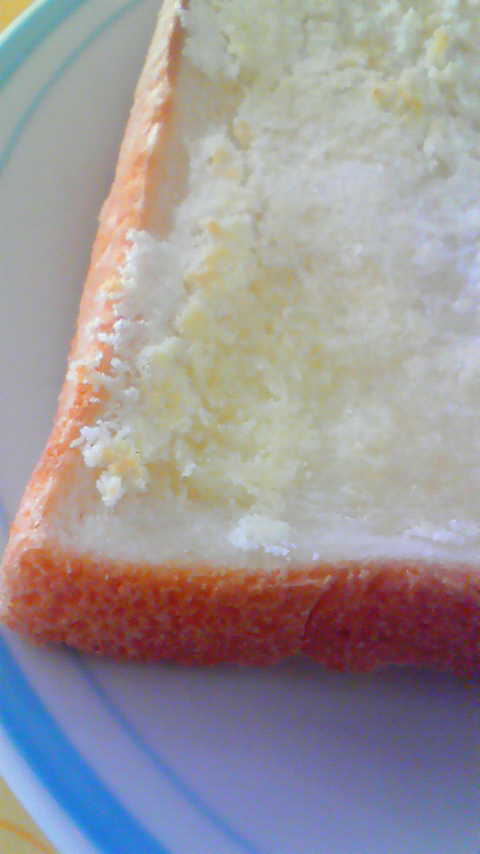 バニラミルクのふわふわトーストの画像