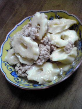 ちくわぶと豚肉の煮物