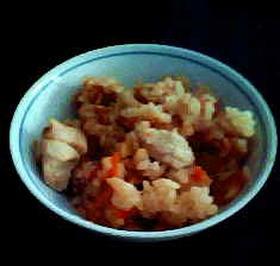 まったりしたい。ホカホカ炊き込みご飯。