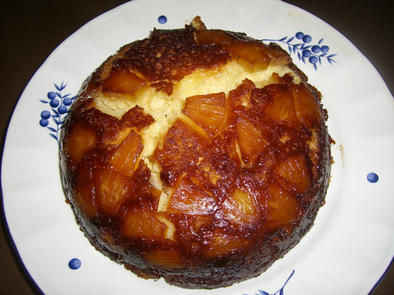 パイナップルアップサイダウンケーキの写真
