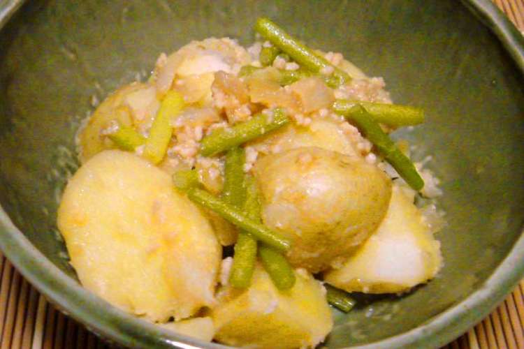 揚げ新じゃがの味噌そぼろ煮 レシピ 作り方 By ぽんでけーじょ クックパッド 簡単おいしいみんなのレシピが354万品