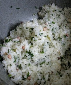 イカ蕪混ぜご飯