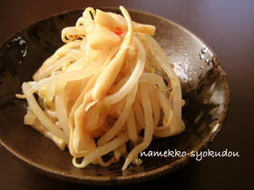 ●材料3つだけ☆ 穂先メンマもやし●