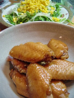 アジアンな香り 甘辛手羽先&五香粉