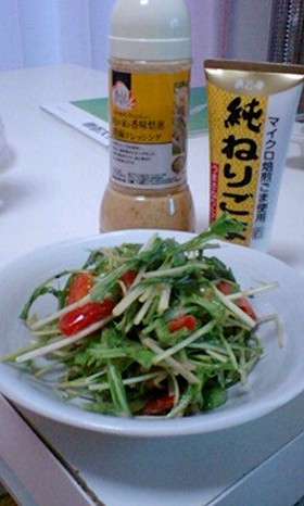 一工夫で美味しくなるごまベースサラダ☆