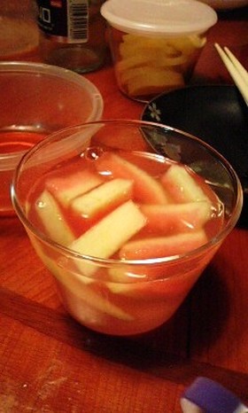 スイカの皮で☆お漬物