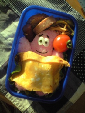 ★キャラ弁 スポンジボブのパトリック★