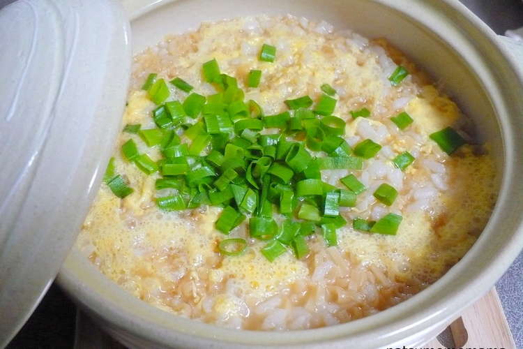 手抜きで何が悪い チキンラーメン雑炊 レシピ 作り方 By なつももまま クックパッド 簡単おいしいみんなのレシピが357万品