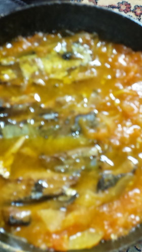 絶品!!蒲焼き缶deイタリアン