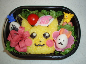 キャラ弁 ピカチュー