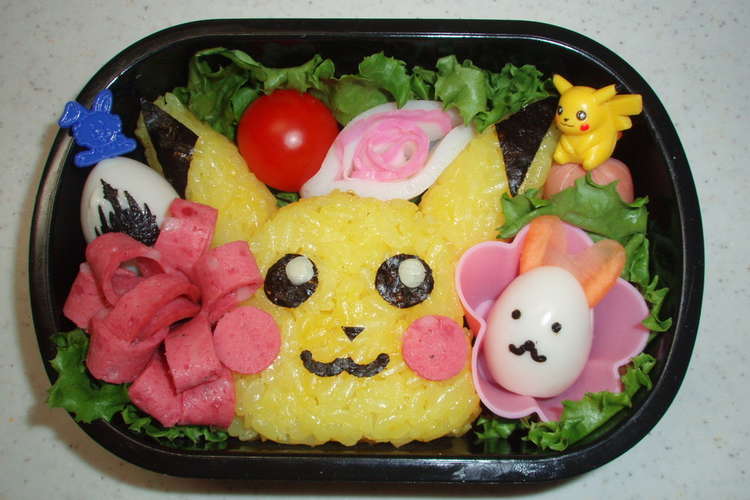 キャラ弁 ピカチュー レシピ 作り方 By ひかりレールスター クックパッド 簡単おいしいみんなのレシピが362万品