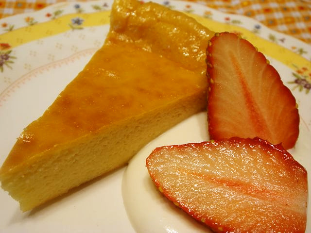 簡単☆カロリーオフ♪　豆腐チーズケーキの画像