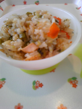 洋風の炊き込みご飯