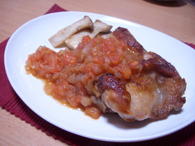 tomatoソースのイタリアンチキン
