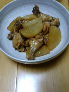 万能タレで手羽元と大根の照り煮