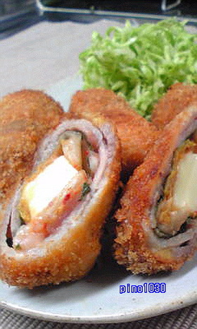 ご飯が進む進む♪豚キムチーズカツ